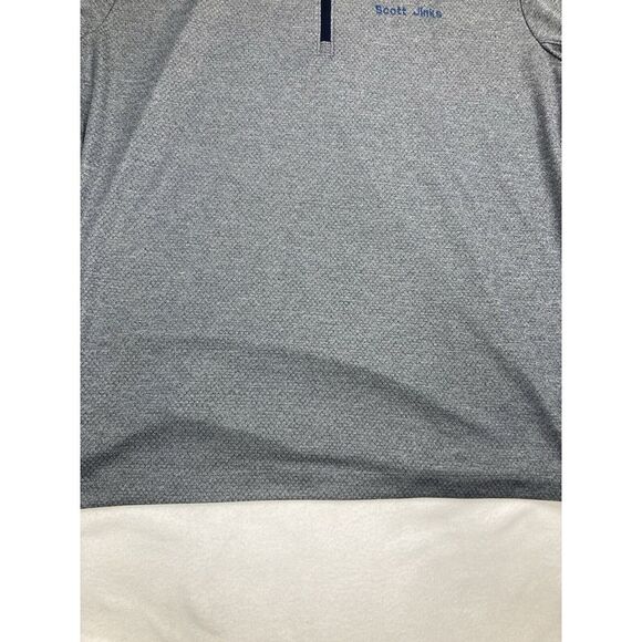 Nike Dri Fit Gray Long Sleeve Quarter Zip Performance Wicking Sweater Mens XXL - Picture 6 of 11